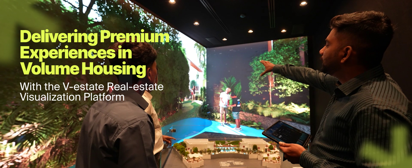Delivering Premium Experiences in Volume Housing with the V-estate Real Estate Visualization Platform